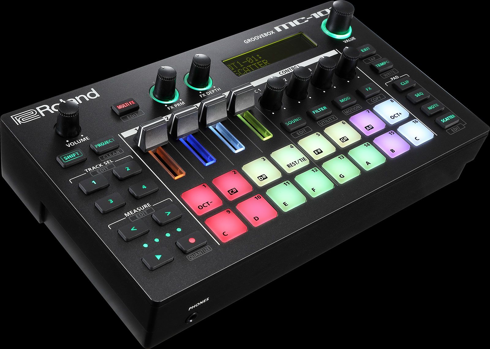 Roland MC-101 GROOVEBOX ローランド グルーヴボックス リズムマシン サンプラー AIRA アイラ【Stage Synthesizer】シンセサイザー