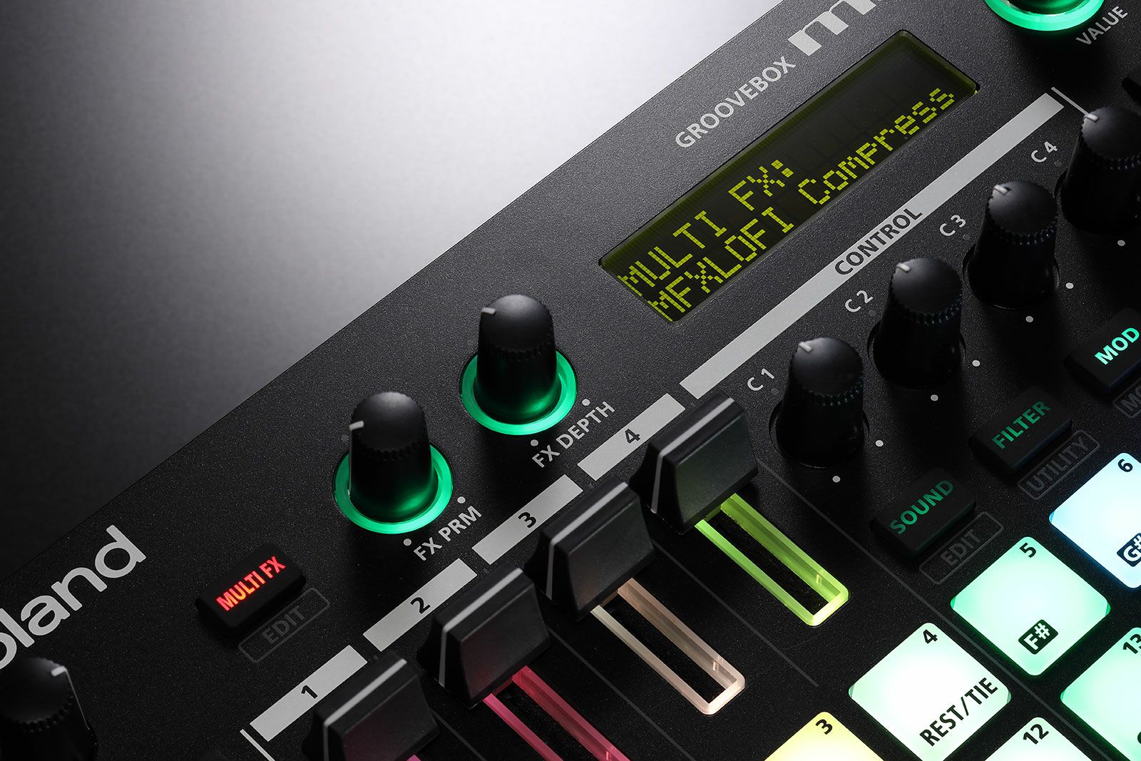 Roland MC-101 GROOVEBOX ローランド グルーヴボックス リズムマシン サンプラー AIRA アイラ【Stage Synthesizer】シンセサイザー