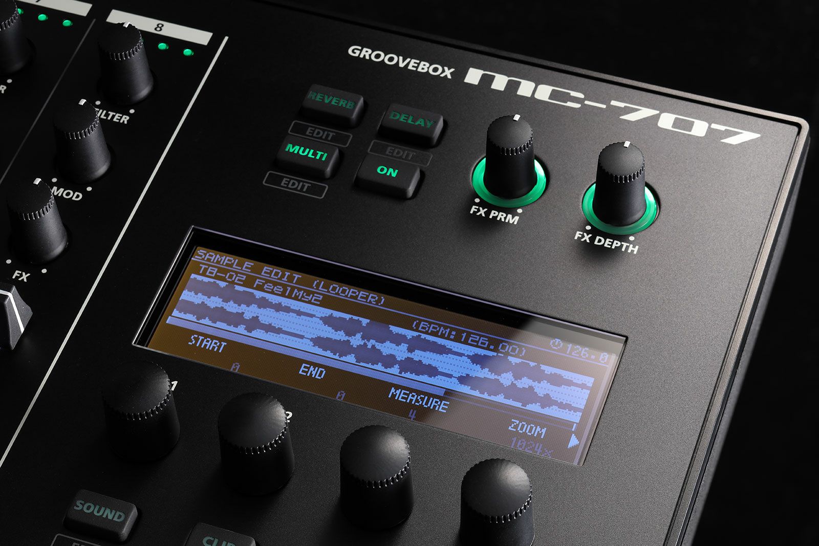 Roland MC-707 GROOVEBOX ローランド グルーヴボックス リズムマシン サンプラー AIRA アイラ【Stage Synthesizer】シンセサイザー