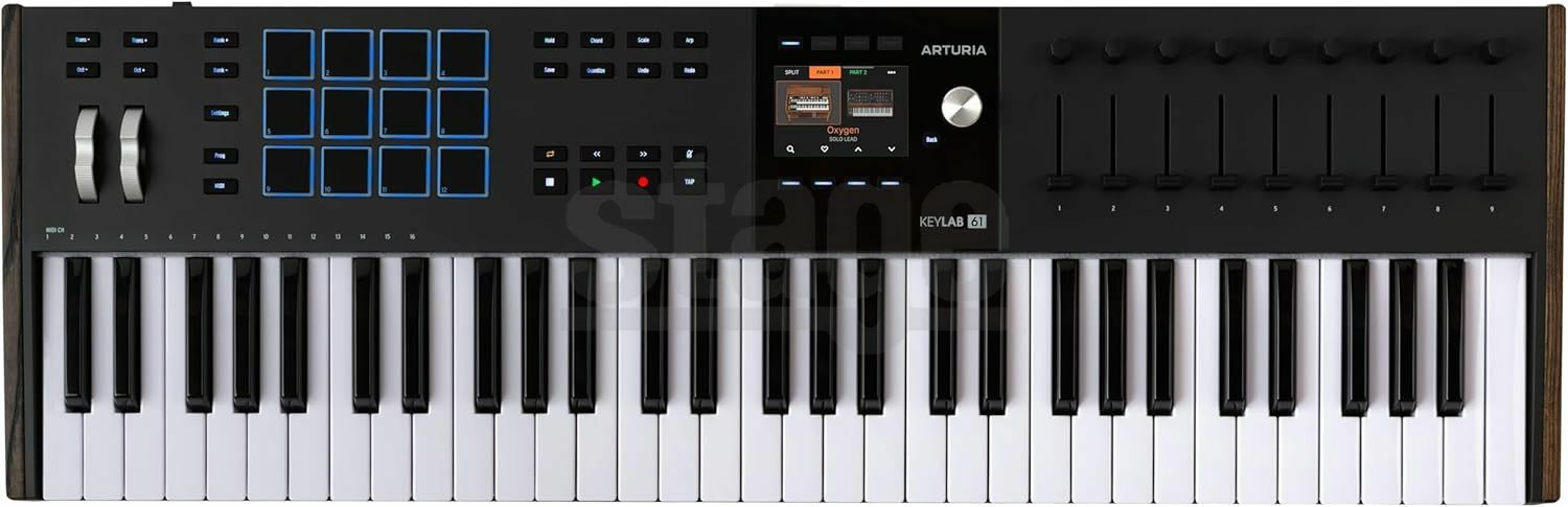 ARTURIA KEYLAB MK3 61 BKアートリア キーラボ MIDIキーボード ブラック Black 黒 61鍵【Stage Desk Top Music】MIDIコントローラー DTM DAW