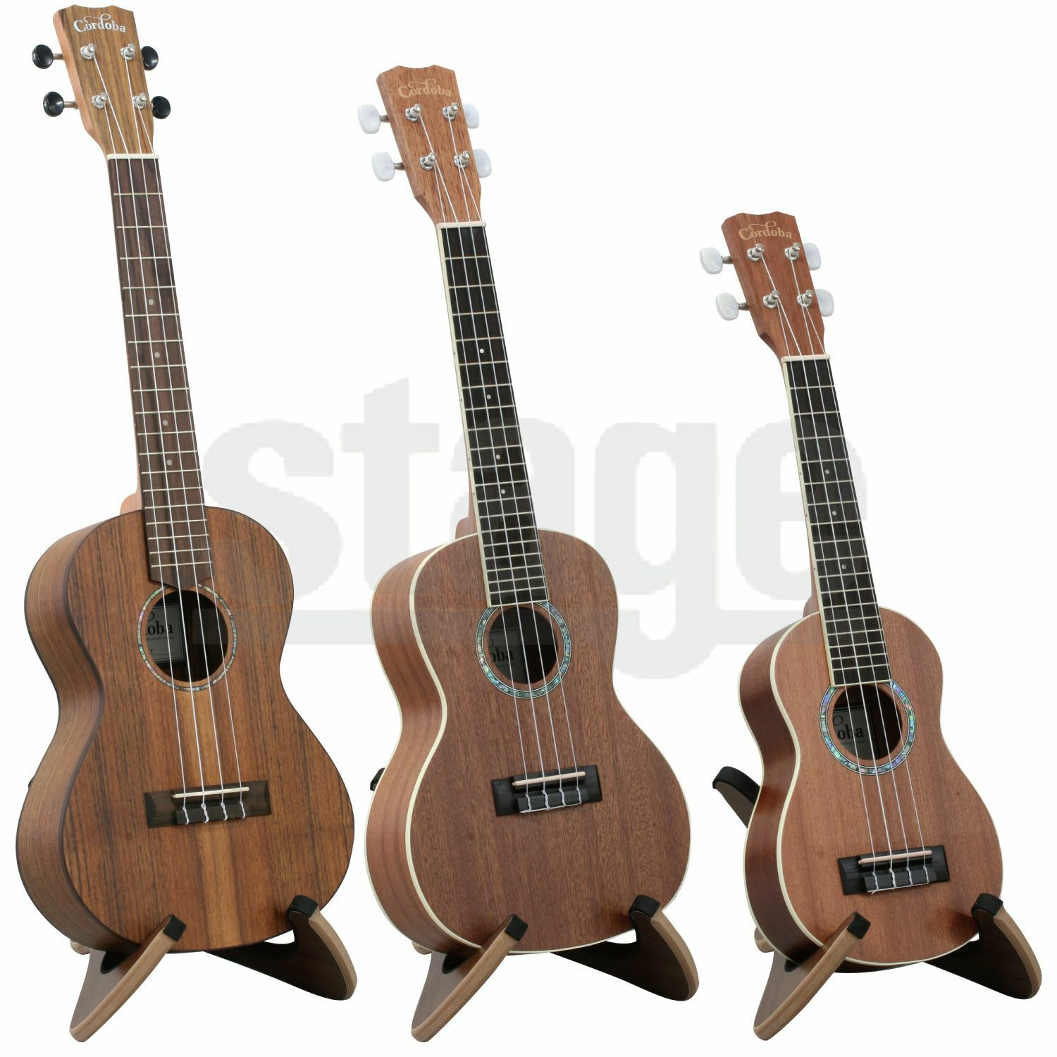 MAHARO US-02US-02 BRO US-02 NAT(ナチュラル)マハロ ウクレレスタンド【Stage】Ukulele Accessory ウクレレアクセサリー 茶色 ベージュ 木目調 組み立て式