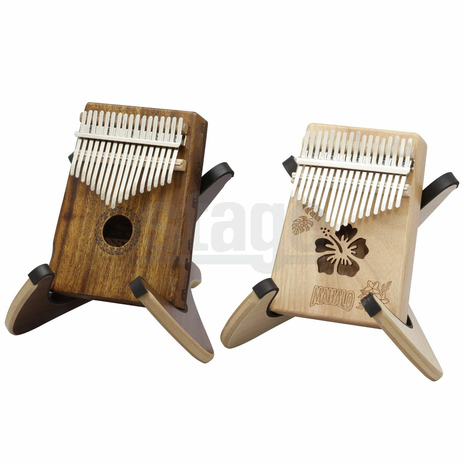 MAHARO US-02US-02 BRO US-02 NAT(ナチュラル)マハロ ウクレレスタンド【Stage】Ukulele Accessory ウクレレアクセサリー 茶色 ベージュ 木目調 組み立て式