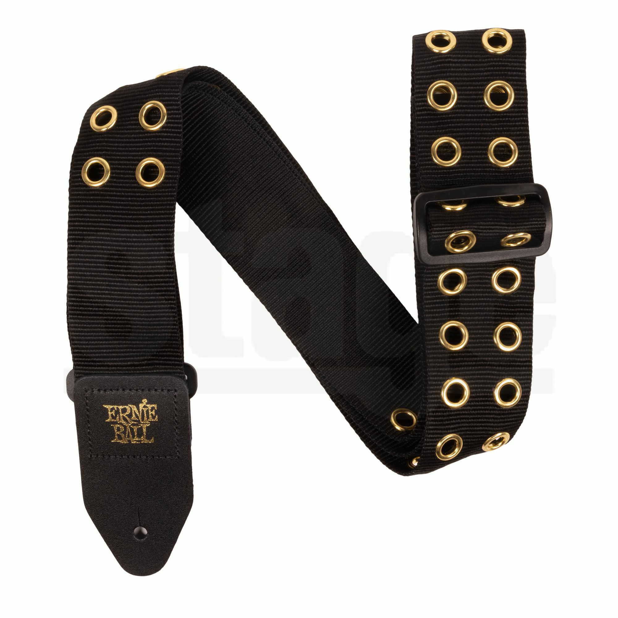 ERNIEBALL Premium Guitar Strap/Bass Strap - Hole Lotta Metal GoldEB 5398 P STRAP HLMG P05398アーニーボール プレミアムストラップ ホールロッタメタルゴールド【Stage Guitar Accessory】