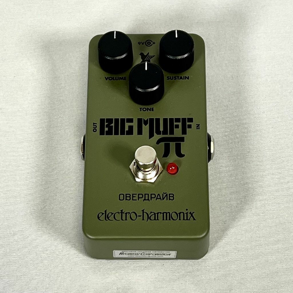 Electro-Harmonix Green Russian Big Muff Distortion/SustainerEHX エレクトロハーモニクス エレハモ ディストーション サスティナー グリーンロシアンビッグマフ【Stage Guitar Accessory】エフェクター effector effect pedal ロシアンマフ
