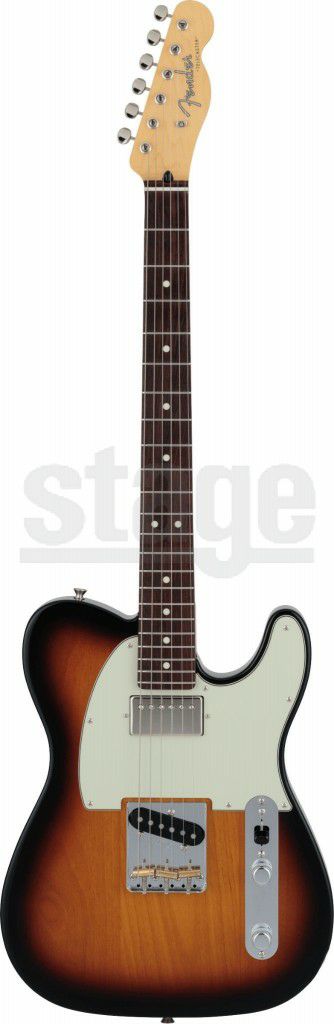 Fender 2024 Collection Made in Japan Hybrid II Telecaster® SH, Rosewood Fingerboard, 3-Color Sunburst メイドインジャパン 日本製【限定生産】フェンダー テレキャスター ハイブリッド2 サンバースト【Stage Guitar】 エレキギター 茶