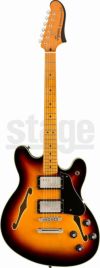 Squier Classic Vibe Starcaster&#174;,, Maple Fingerbaord, 3-Color Sunburstスクワイア クラシックヴァイブ スターキャスター 3カラーサンバースト 3トーンサンバースト【Stage Guitar】エレキギター 茶 Fender