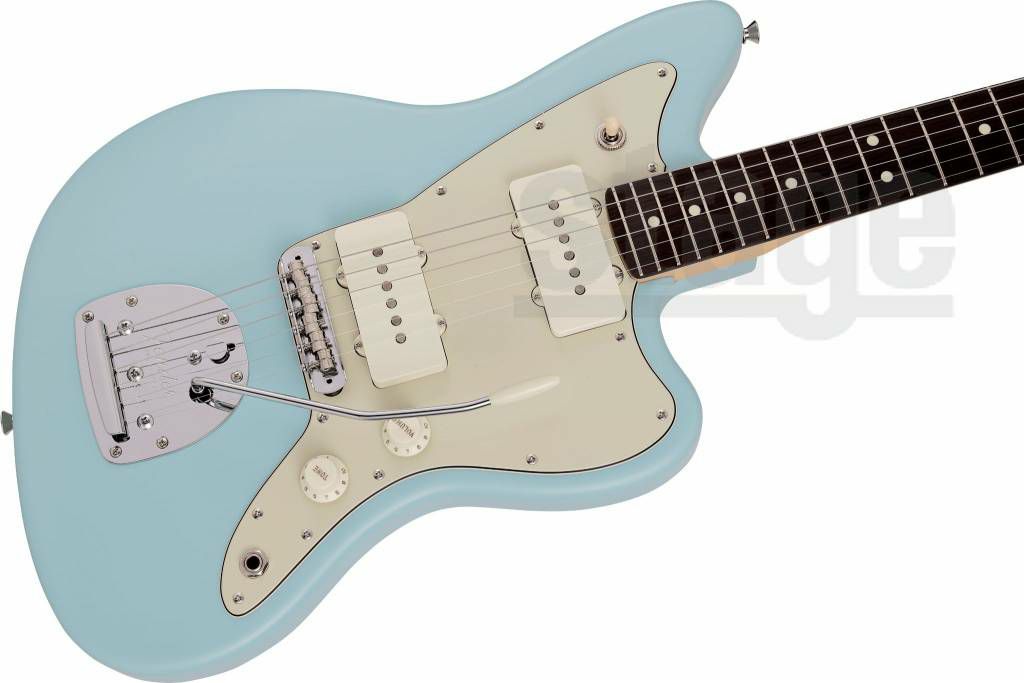 Fender Made in Japan Junior Collection Jazzmaster® , Rosewood Fingerboard, Satin Daphne Blueフェンダー ジュニアコレクション ジャズマスター ダフネブルー 初心者 日本製【Stage Guitar】エレキギター 青