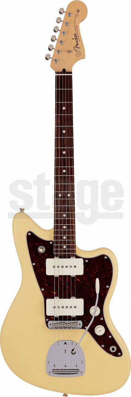 Fender Made in Japan Junior Collection Jazzmaster® , Rosewood Fingerboard, Satin Vintage Whiteフェンダー ジュニアコレクション ジャズマスター ヴィンテージホワイト 日本製【Stage Guitar】エレキギター 白