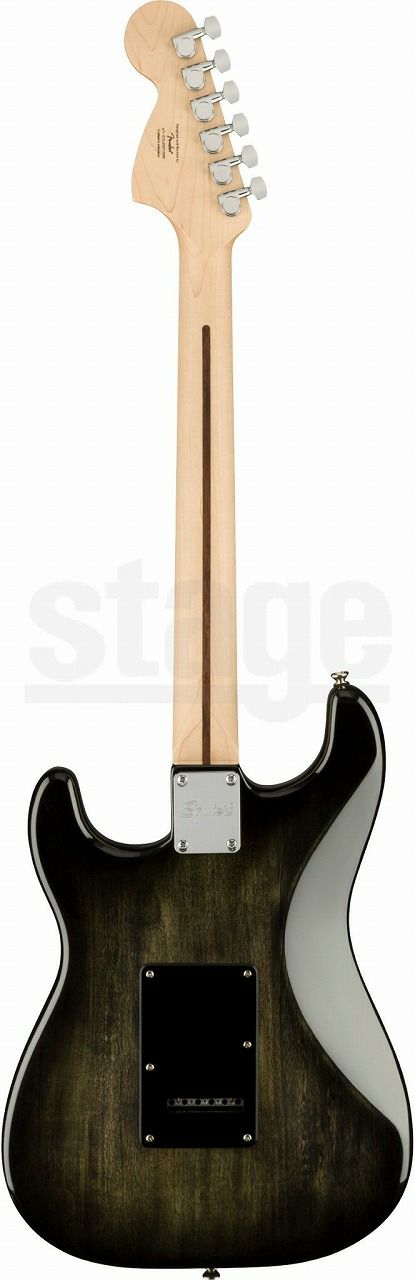 Squier Affinity Series® Stratocaster® FMT HSS, Maple Fingerboard, Black Pickguard, Black Burstスクワイア アフィニティシリーズ ストラトキャスター ブラックバースト【Stage-Rakuten Guitar】エレキギター 黒