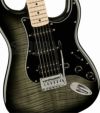 Squier Affinity Series&#174; Stratocaster&#174; FMT HSS, Maple Fingerboard, Black Pickguard, Black Burstスクワイア アフィニティシリーズ ストラトキャスター ブラックバースト【Stage-Rakuten Guitar】エレキギター 黒
