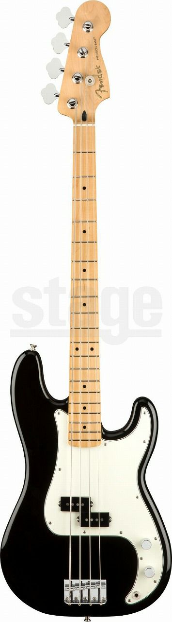 Fender Player Precision Bass®, Maple Fingerboard, Blackフェンダー プレイヤー プレシジョンベース ブラック【Stage Bass】エレキベース プレべ 黒