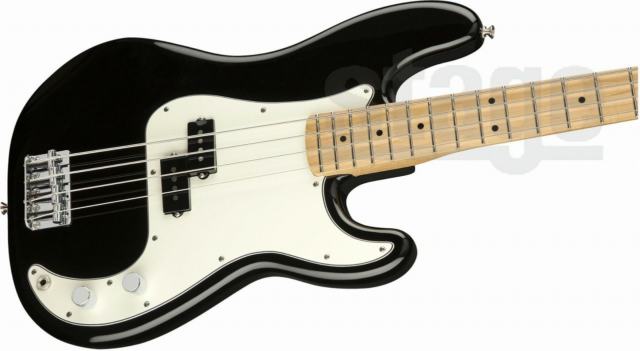Fender Player Precision Bass®, Maple Fingerboard, Blackフェンダー プレイヤー プレシジョンベース ブラック【Stage Bass】エレキベース プレべ 黒