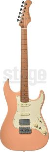 Bacchus GS-2DX RSM/M SLPK (Shell Pink)バッカス エレキギター ローステッドメイプル ストラトキャスター シェルピンク【Stage Guitar】コイルタップ リアハム