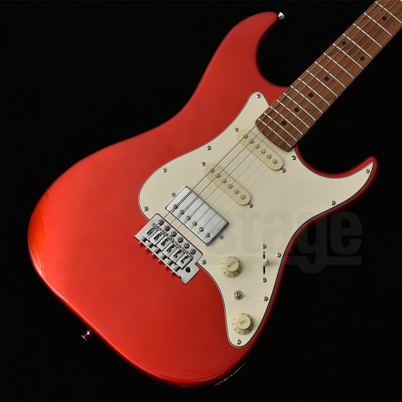 Bacchus GS-2DX RSM/M CAR (Candy Apple Red)Universe seriesバッカス エレキギター ユニバースシリーズ ローステッドメイプル ストラトキャスター キャンディアップルレッド【Stage Guitar】コイルタップ リアハム 赤