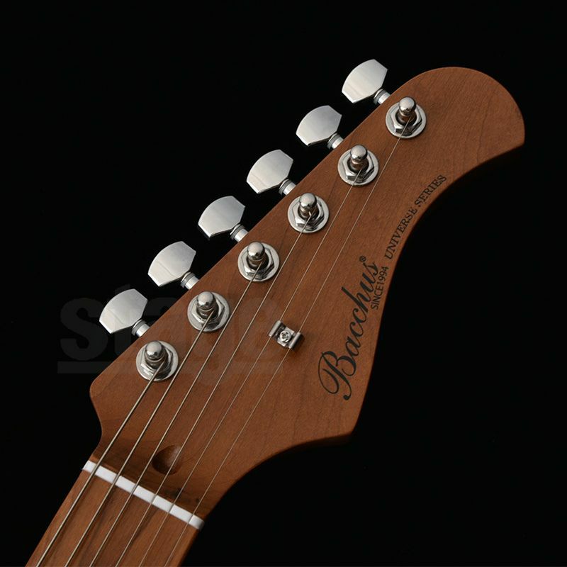 Bacchus GS-2DX RSM/M CAR (Candy Apple Red)Universe seriesバッカス エレキギター ユニバースシリーズ ローステッドメイプル ストラトキャスター キャンディアップルレッド【Stage Guitar】コイルタップ リアハム 赤