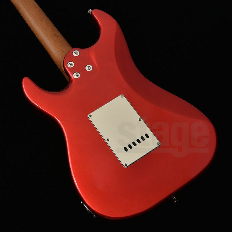 Bacchus GS-2DX RSM/M CAR (Candy Apple Red)Universe seriesバッカス エレキギター ユニバースシリーズ ローステッドメイプル ストラトキャスター キャンディアップルレッド【Stage Guitar】コイルタップ リアハム 赤