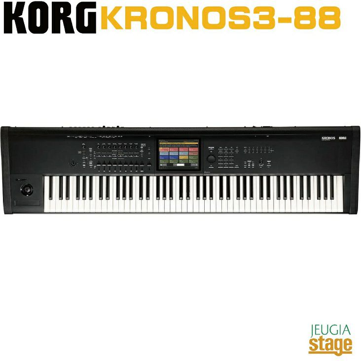 【初回生産分：先着即納可能！】【新製品】KORG KRONOS3-88 MUSIC WORKSTATIONコルグ クロノス3 ミュージックワークステーション 88鍵盤：RH3（リアル・ウェイテッド・ハンマー・アクション3）モデル 【Stage Synthesizer】 シンセサイザー キーボード