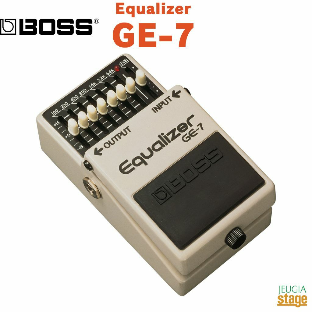 BOSS Equalizer GE-7ボス イコライザー コンパクトエフェクター【Stage Guitar Accessory】エフェクター effector effect pedal stomp box ボスコン