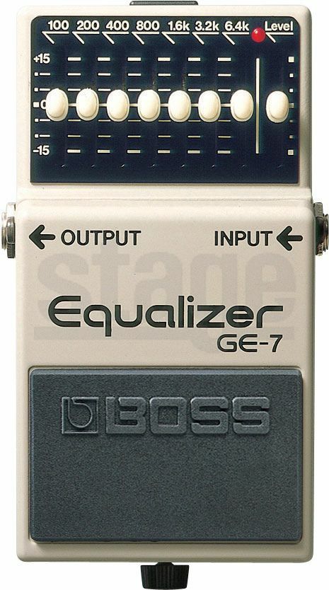 BOSS Equalizer GE-7ボス イコライザー コンパクトエフェクター【Stage Guitar Accessory】エフェクター effector effect pedal stomp box ボスコン
