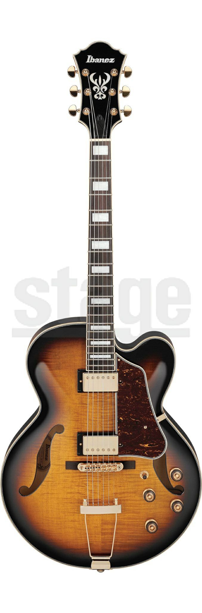 Ibanez AF95FM AYS(Antique Yellow Sunburst)AF Artcore Expressionistアイバニーズ エレキギター アンティークイエローサンバースト【Stage Guitar】フルアコースティックギター ホロウボディ 茶