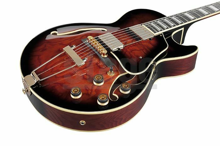 Ibanez AG95QA DBS(Dark Brown Sunburst)AG Artcore Expressionistアイバニーズ エレキギター ダークブラウンサンバースト【Stage-Rakuten Guitar】フルアコースティックギター ホロウボディ 茶