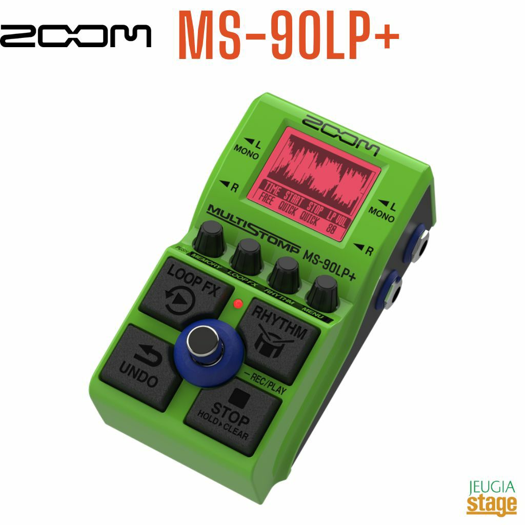 ZOOM MS-90LP+ MultiStompズーム ルーパーペダル マルチストンプ【Stage Guitar Accessory】ギター ベース Looper エフェクター effector effect pedal