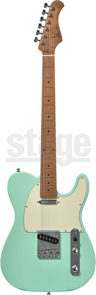 【アンプ8点セット付き】Bacchus BTE-1DX RSM/M SFB SETバッカス エレキギター ローステッドメイプル ユニバースシリーズ シーフォームブルー【Stage-Guitar】初心者 人気 定番 スタート テレキャスタータイプ 青 水色