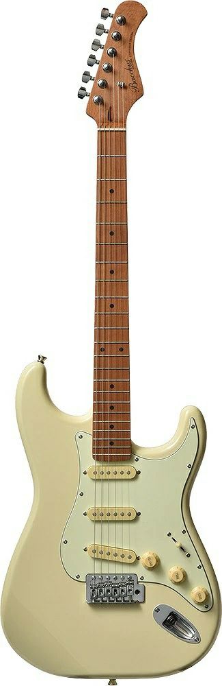 アンプ8点セット付き】Bacchus BST-1-RSM/M OWH SETバッカス エレキギター ローステッドメイプル ユニバースシリーズ オリンピックホワイト【Stage-Guitar】初心者 人気 定番 スタート ストラトキャスタータイプ