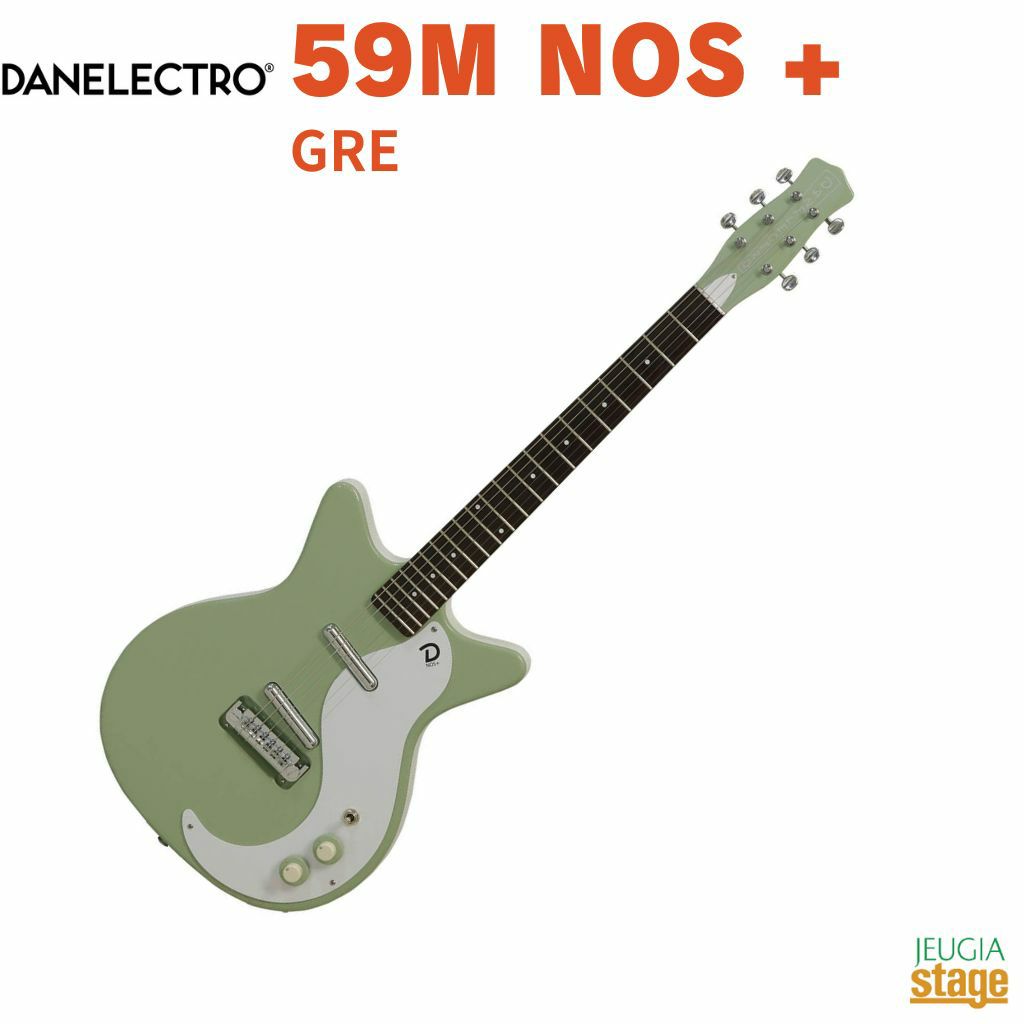 DANELECTRO 59M NOS + GRE(KEEN GREEN)ダンエレクトロ エレクトリック・ギター キーングリーン