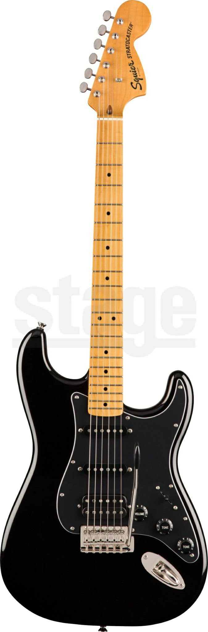 Squier Classic Vibe '70s Stratocaster® HSS, Maple Fingerboard, Black