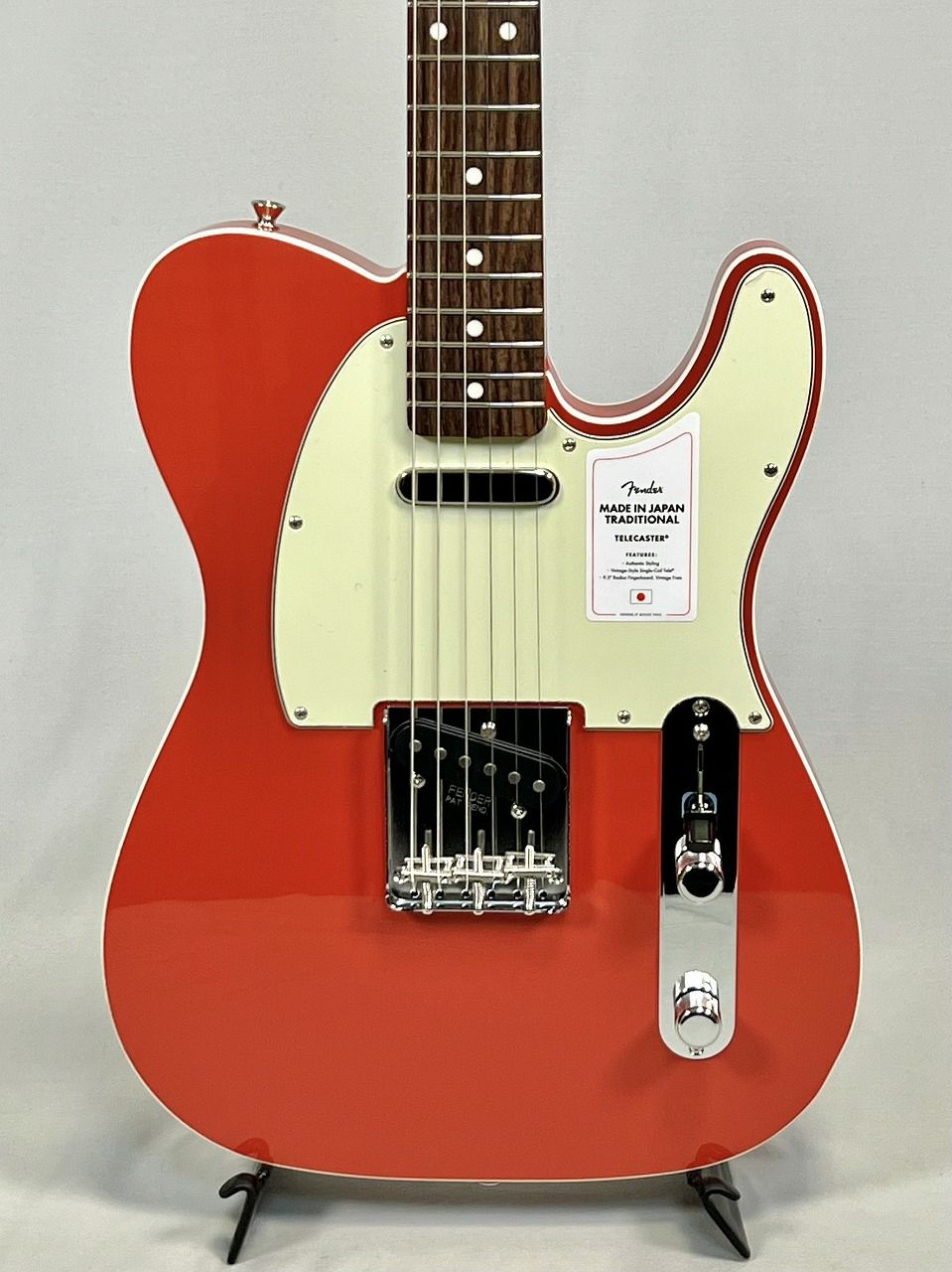 FenderMadeinJapanTraditional60sTelecaster®Custom,RosewoodFingerboard,FiestaRedボディ表