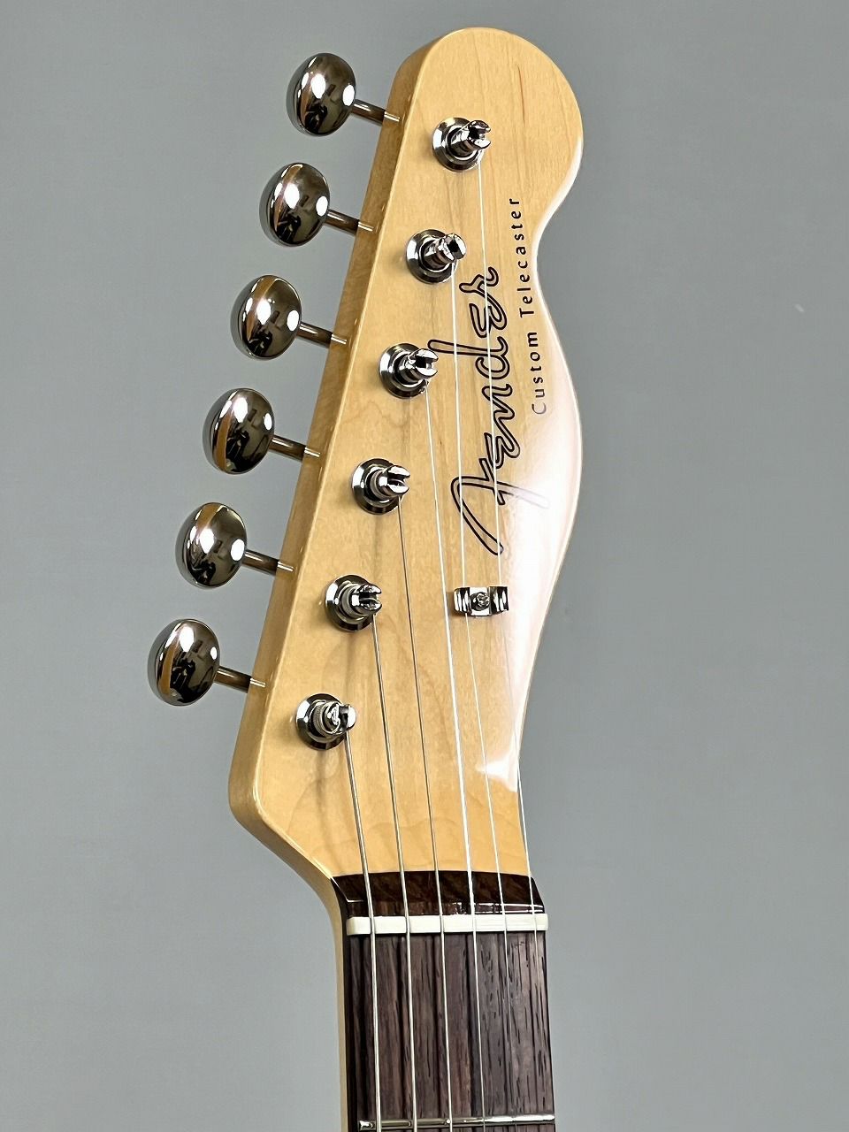 FenderMadeinJapanTraditional60sTelecaster®Custom,RosewoodFingerboard,FiestaRedヘッド表