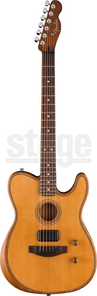 Fender Acoustasonic® standard Telecaster®, Aged Naturalフェンダー アコースタソニック アコースティックギター エレアコ テレキャスター スタンダード エイジドナチュラル