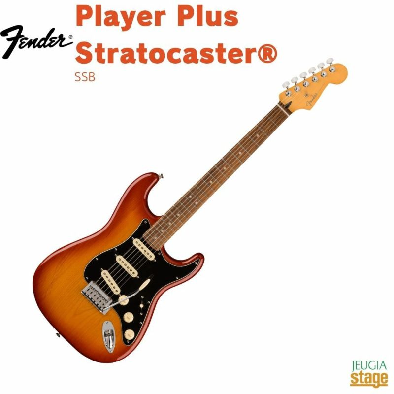 Fender Player Plus Stratocaster&#174;, Pau Ferro Fingerboard, Sienna Sunburstフェンダー プレイヤープラス ストラトキャスター シエナサンバースト