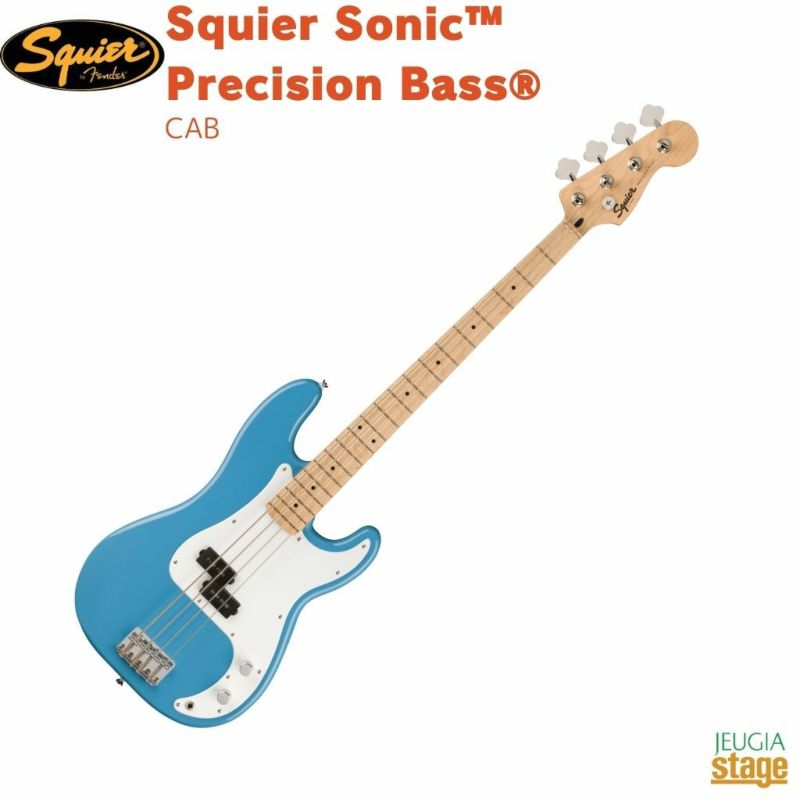 Squier Sonic&#174; Precision Bass&#174;, Maple Fingerboard, White Pickguard, California Blueスクワイア ソニックシリーズ プレシジョンベース カリフォルニアブルー