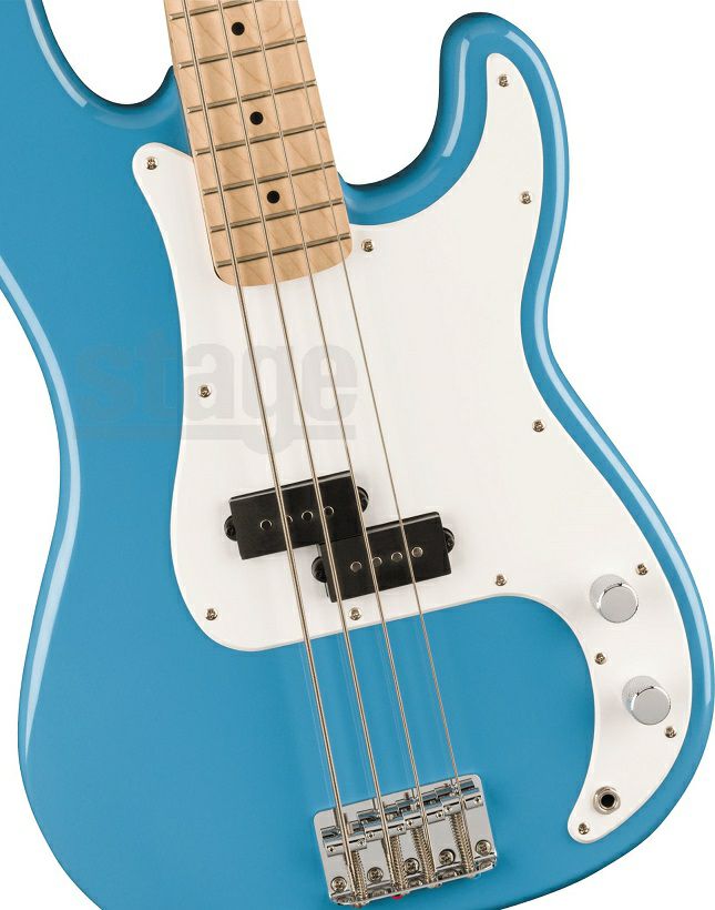 Squier Sonic® Precision Bass®, Maple Fingerboard, White Pickguard, California Blueスクワイア ソニックシリーズ プレシジョンベース カリフォルニアブルー
