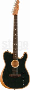 Fender Acoustasonic&#174; Player Telecaster&#174;, Rosewood Fingerboard, Brushed Blackフェンダー アコースタソニック アコースティックギター エレアコ テレキャスター プレイヤー ブラッシュドブラック