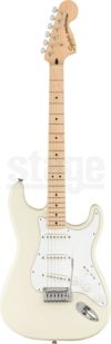 Squier Affinity Series&#174; Stratocaster&#174;, Maple Fingerboard, White Pickguard, Olympic Whiteスクワイア アフィニティシリーズ ストラトキャスター オリンピックホワイト
