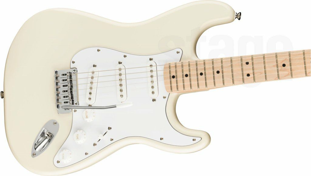Squier Affinity Series® Stratocaster®, Maple Fingerboard, White Pickguard, Olympic Whiteスクワイア アフィニティシリーズ ストラトキャスター オリンピックホワイト