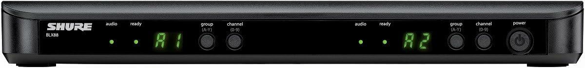 【正規輸入品】　【メーカー保証2年付】SHURE BLX88J=-JBシュア デュアルチャンネル受信機 ワイヤレスレシーバー