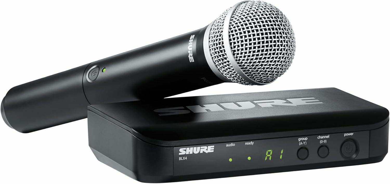 【正規輸入品】　【メーカー保証2年付】SHURE BLX24J/PG58-JBシュア PG58 ワイヤレスボーカルシステム ワイヤレスマイク