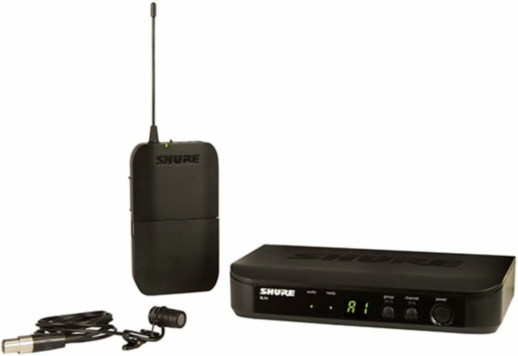 【正規輸入品】　【メーカー保証2年付】SHURE BLX14J/W85-JBBLX14/W85シュア WL185ラベリアマイクロホン ワイヤレスプレゼンターシステム BPワイヤレスセット