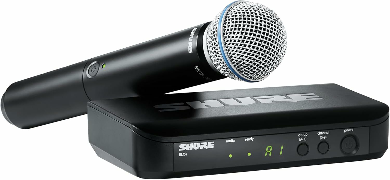 正規輸入品】　【メーカー保証2年付】SHURE BLX24J/B58-JBシュア BETA 58A ワイヤレスボーカルシステム ワイヤレスマイク