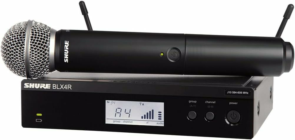 【正規輸入品】　【メーカー保証2年付】SHURE BLX24RJ/SM58-JBシュア SM58 ワイヤレスラックマウントボーカルシステム ワイヤレスマイクセット