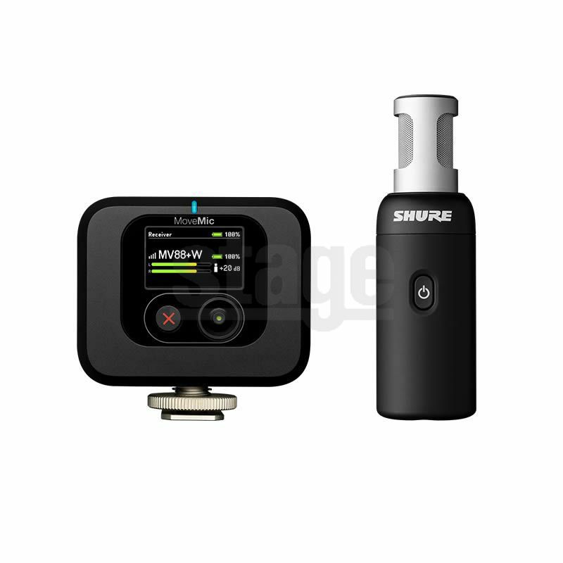 【正規輸入品】　【メーカー保証2年付】SHURE MOVEMIC 88+ 受信機キットMV88+W-KIT-J-Z6シュア ワイヤレスマイクロホン コンデンサー型