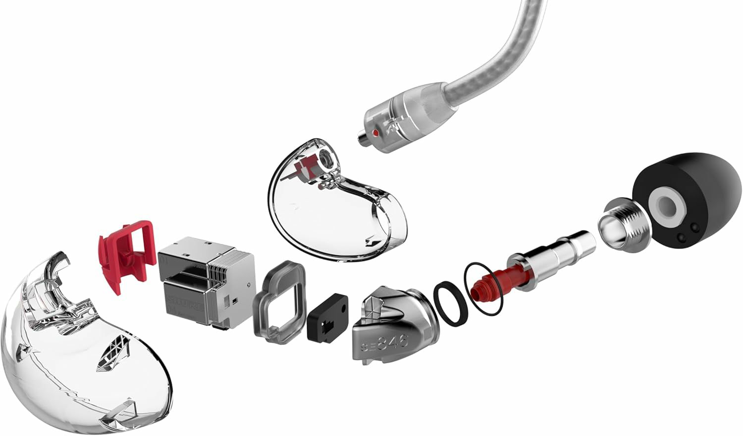 【正規輸入品】　【メーカー保証2年付】SHURE SE846G2CL【VGP2025 金賞】 シュア 高遮音性イヤホン（第2世代） イヤフォン CL（クリア） 透明