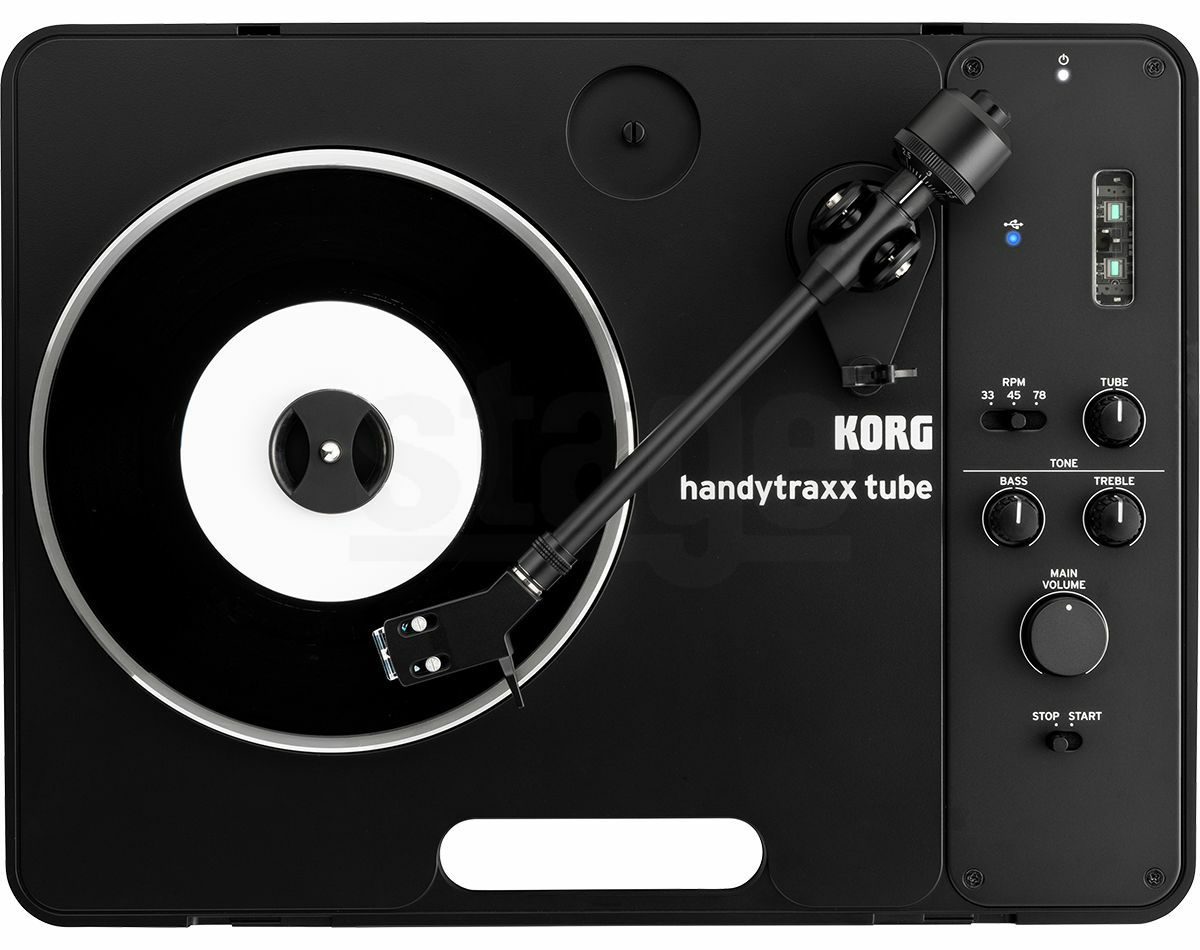 KORG PORTABLE RECORD PLAYER handytraxx tubeHNDYTRX TUBEコルグ レコードプレーヤー LPプレーヤー ターンテーブル ハンディトラックス チューブ
