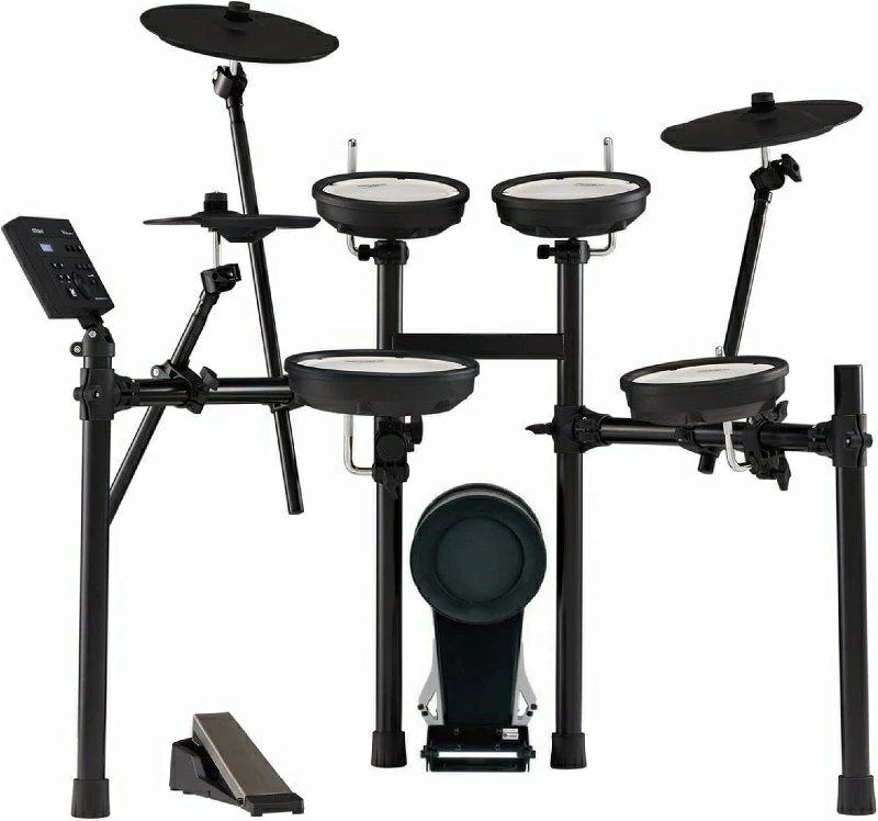  【ローランド純正アクセサリー付セット】Roland V-Drums TD-07KV【10点フルセット：純正ヘッドホンRH-5・純正イス＆ペダル＆スティック DAP-3Xパック・純正マットTDM-10・アンプ・スティックバッグ・教則DVD・接続ケーブル付き】