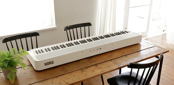 【新製品】【ヘッドホンプレゼント付】KORGB2+WH(B2PLUSWHITE)DIGITALPIANOコルグB2プラスデジタルピアノホワイト【Stage-RakutenPianoSET】電子ピアノおすすめ人気定番白