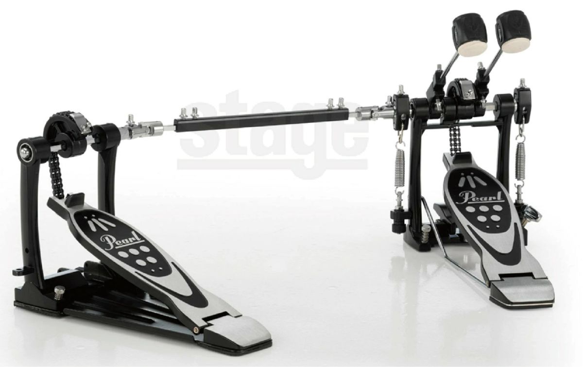 【数量限定モデル・専用ケース付き】Pearl P-532Double Bass Drum Pedal Chain Drive ＋ PSC-CPPB